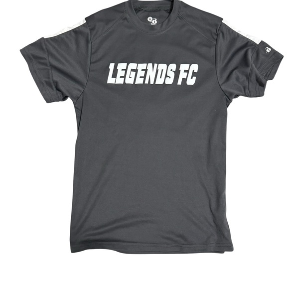 Gray Legends FC Short Sleeve Tee Size Medium - Picture 1 of 3